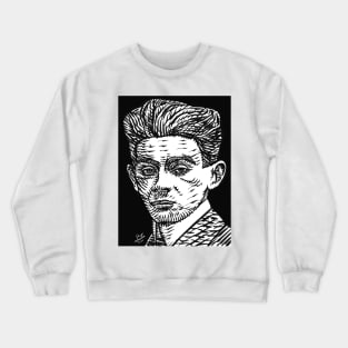 EGON SCHIELE ink portrait .1 Crewneck Sweatshirt